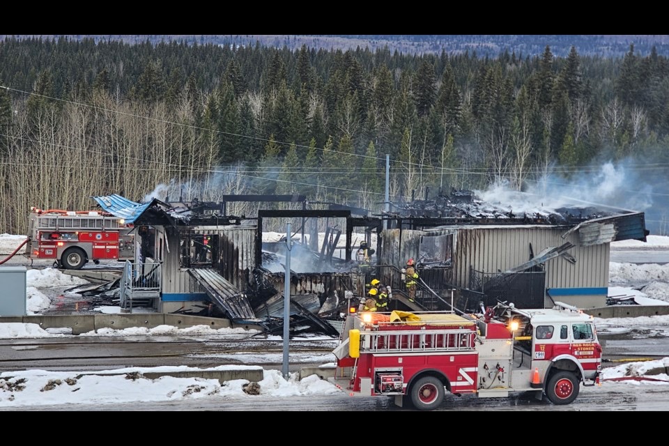 Fire destroys Red Rock scale