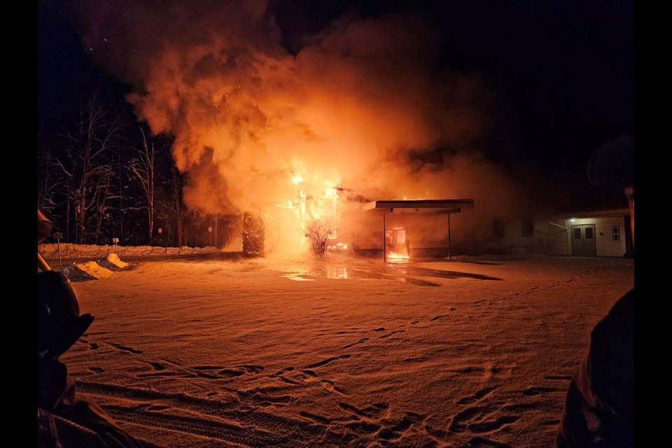 Burns Lake church goes up in flames